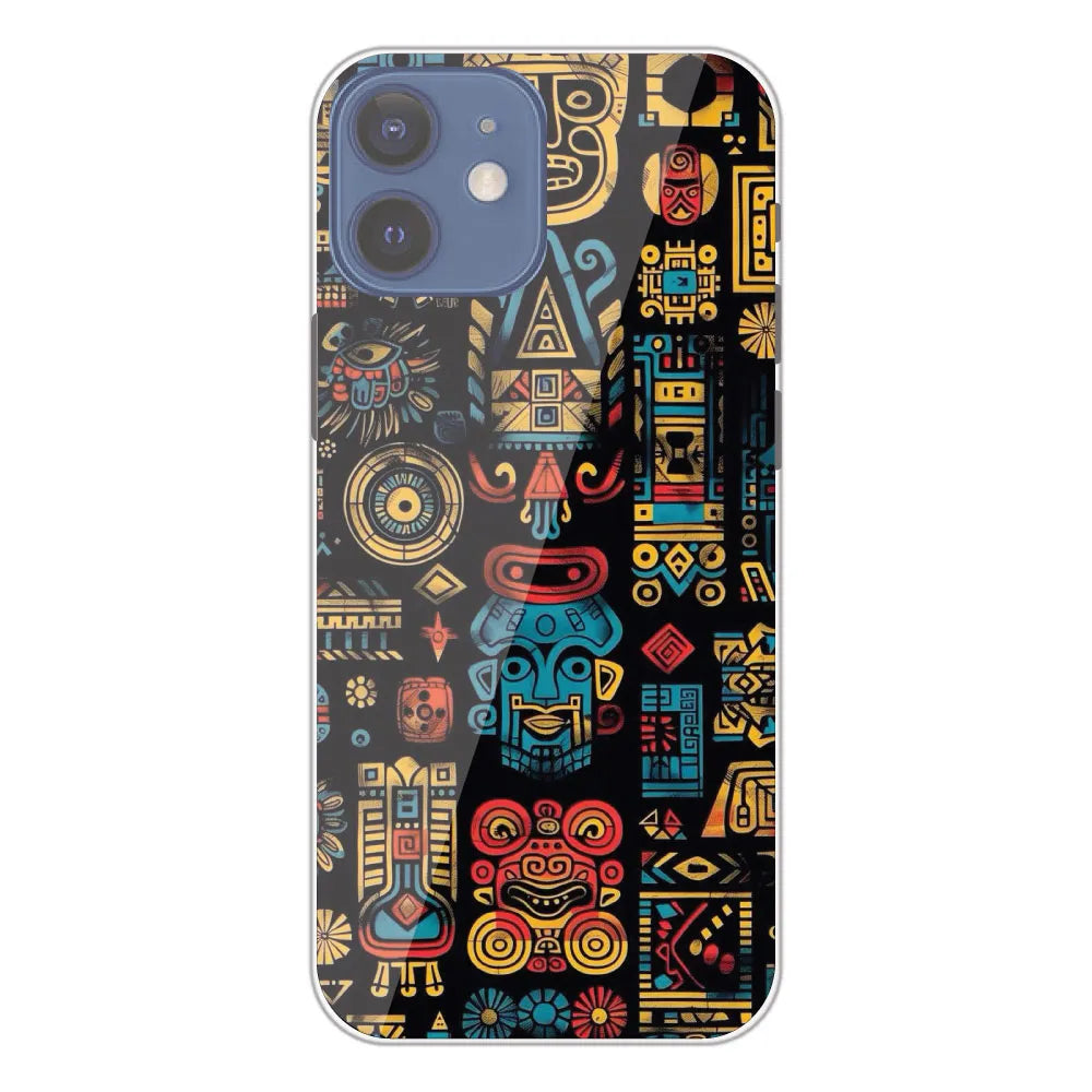 Crepe Pattern - Printed Silicone Case For Apple iPhone 12 Mini