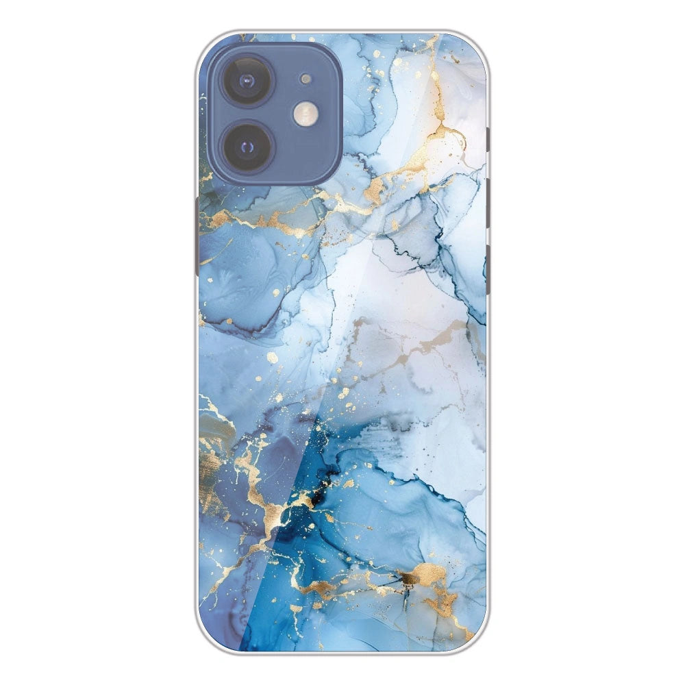 Blue Marble - Printed Silicone Case For Apple iPhone 12 Mini
