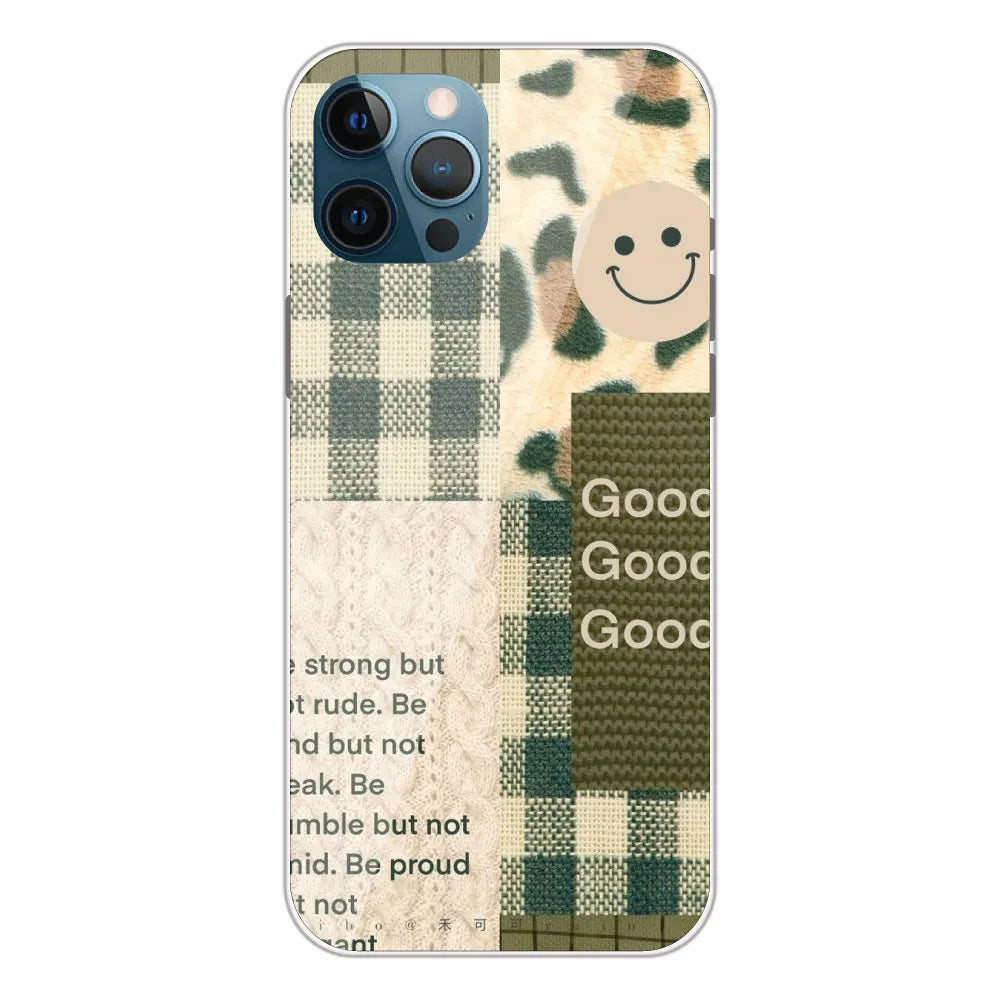 Patchwork Positivity - Printed Silicone Case For Apple iPhone 12 Pro Max