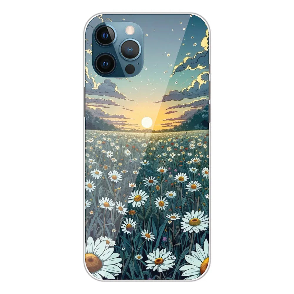 Daisy Sunset - Printed Silicone Case For Apple iPhone 12 Pro Max
