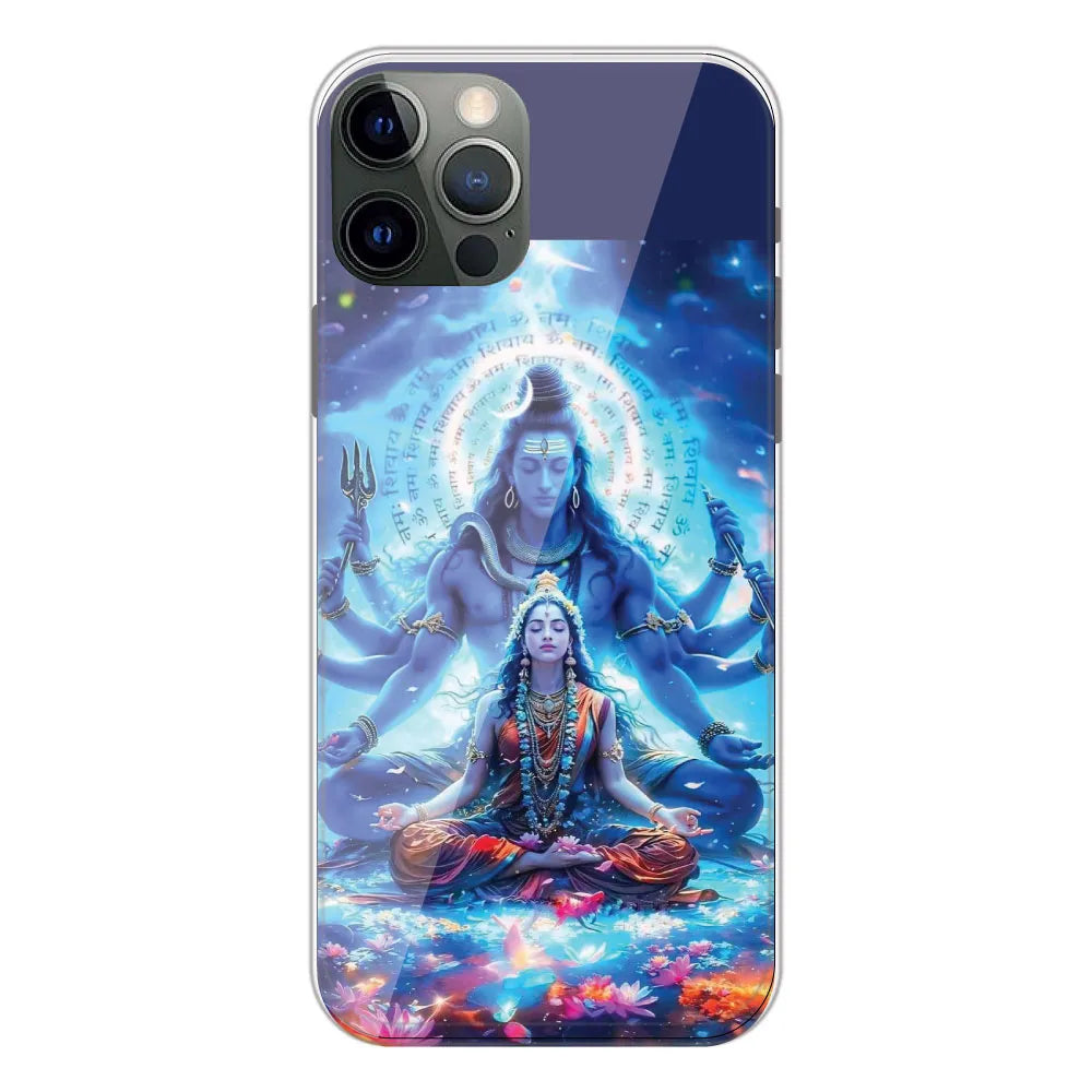 Shiv Parvati - Printed Silicone Case For Apple iPhone 12 Pro