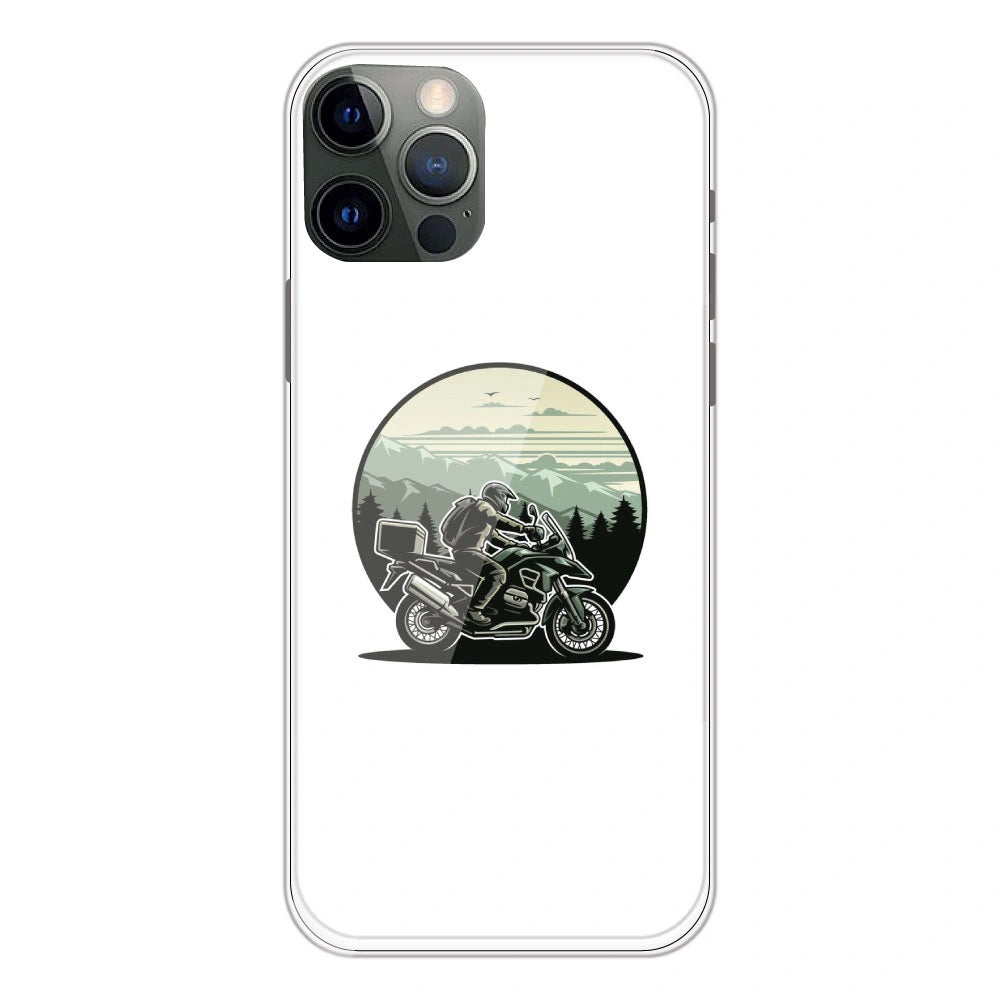 Biker - Printed Silicone Case For Apple iPhone 12 Pro