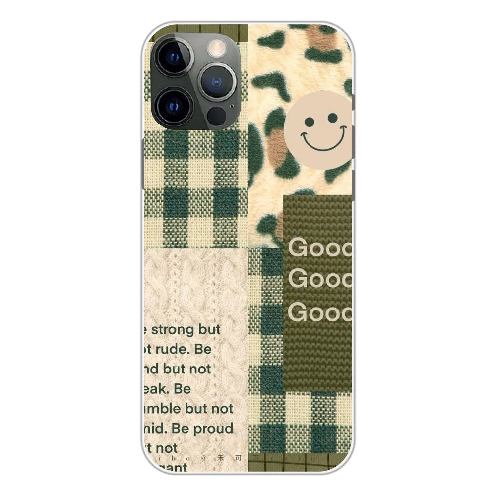 Patchwork Positivity - Printed Silicone Case For Apple iPhone 12 Pro