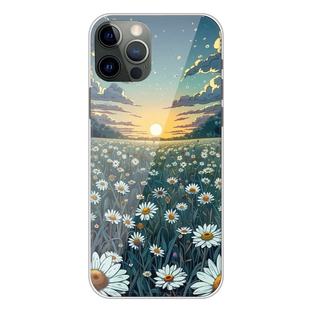 Daisy Sunset - Printed Silicone Case For Apple iPhone 12 Pro
