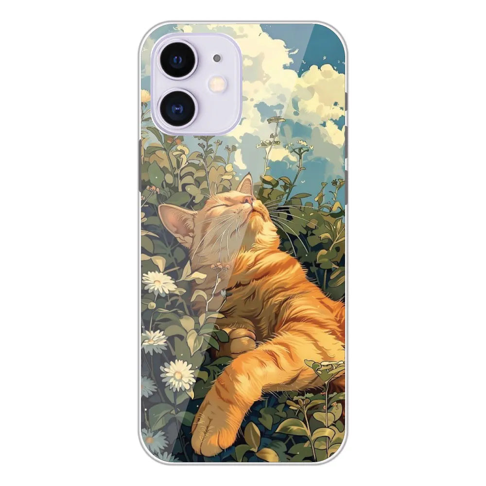 Garfield Sleeping - Printed Silicone Case For Apple iPhone 12