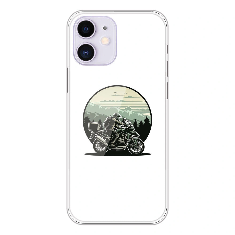 Biker - Printed Silicone Case For Apple iPhone 12
