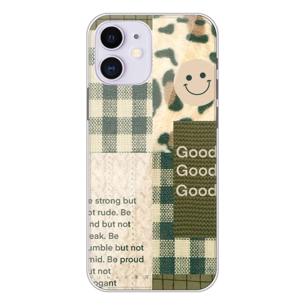 Patchwork Positivity - Printed Silicone Case For Apple iPhone 12