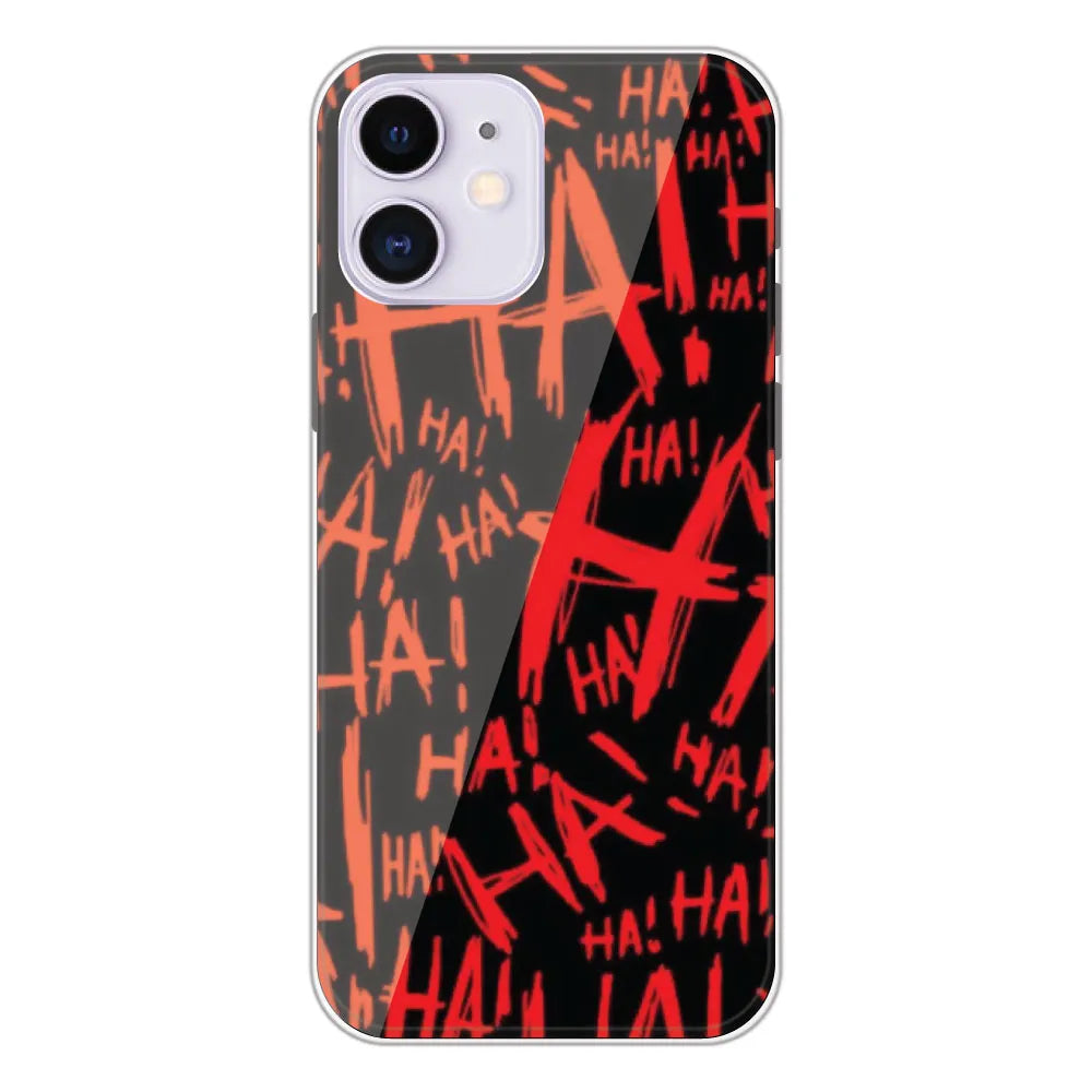 Ha ! - Printed Silicone Case For Apple iPhone 12