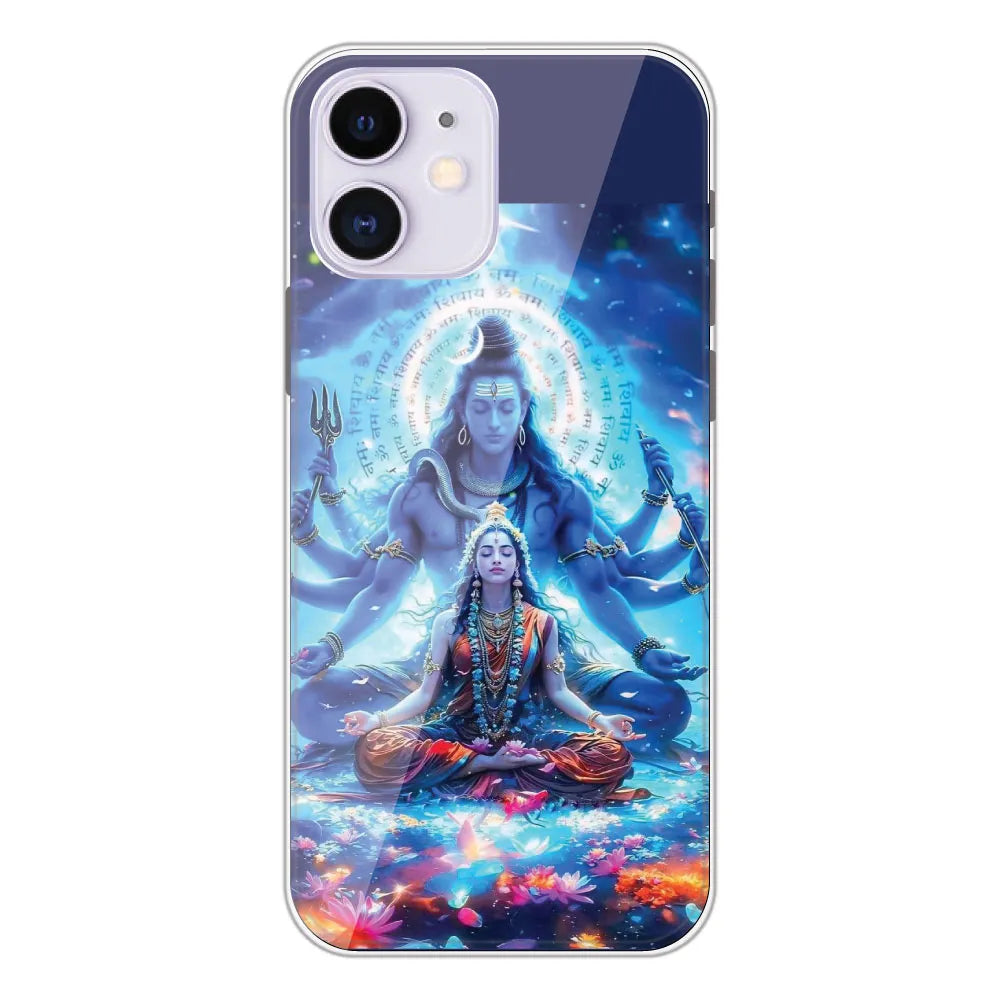 Shiv Parvati - Printed Silicone Case For Apple iPhone 12