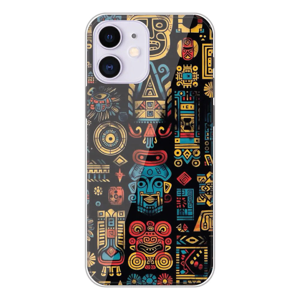 Crepe Pattern - Printed Silicone Case For Apple iPhone 12