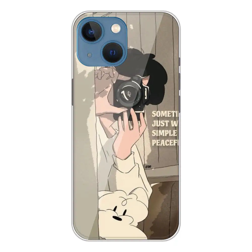 Photographer - Printed Silicone Case For Apple iPhone 13 Mini