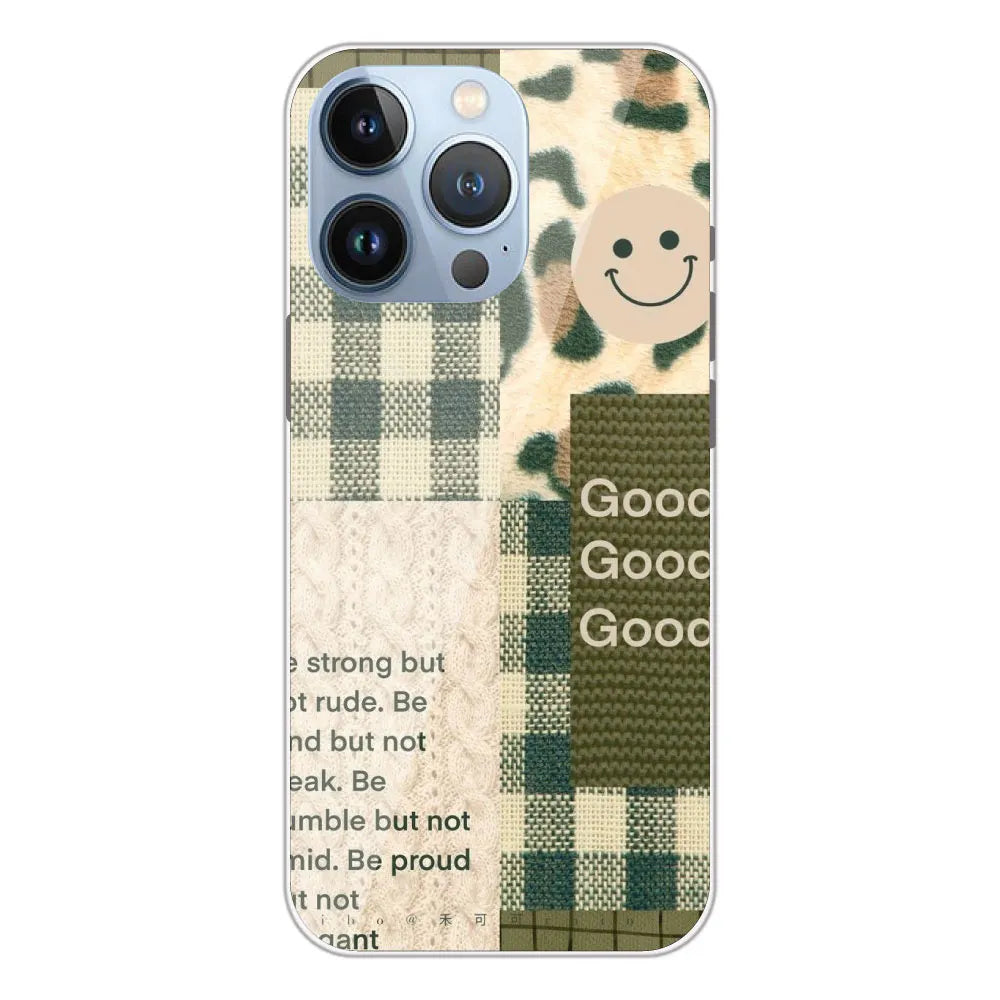Patchwork Positivity - Printed Silicone Case For Apple iPhone 13 Pro Max