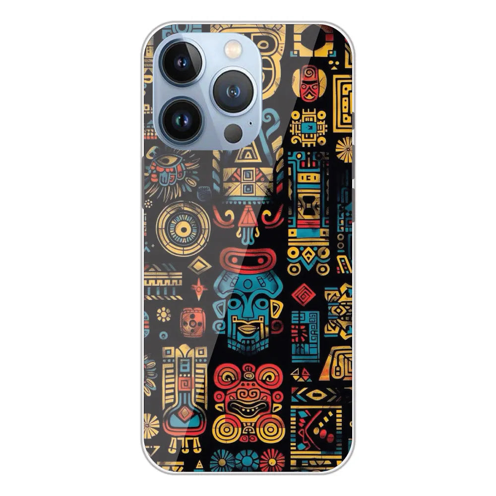 Crepe Pattern - Printed Silicone Case For Apple iPhone 13 Pro Max