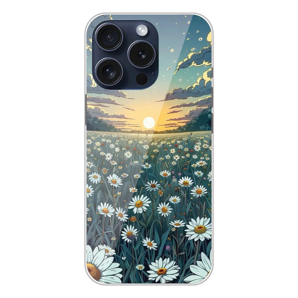 Daisy Sunset - Printed Silicone Case For Apple iPhone 13 Pro