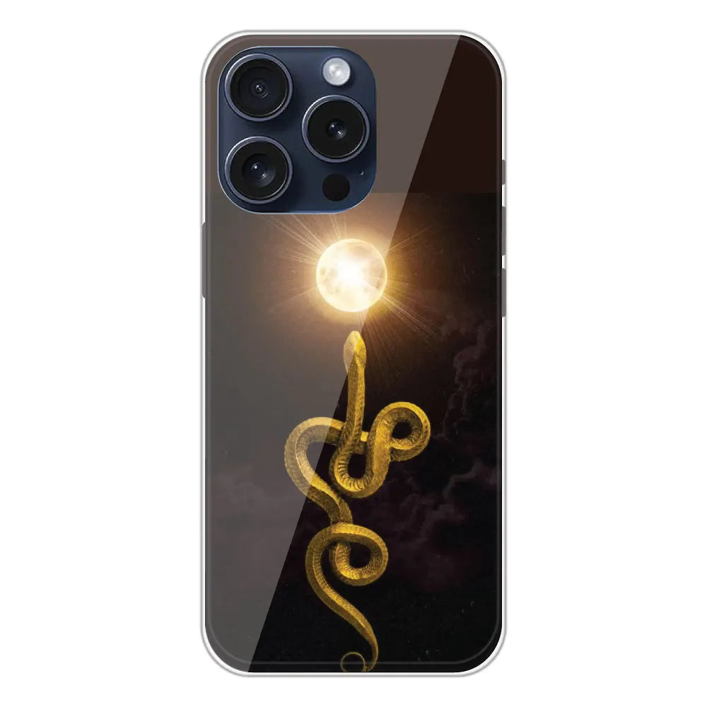 Golden Serpent - Printed Silicone Case For Apple iPhone 13 Pro