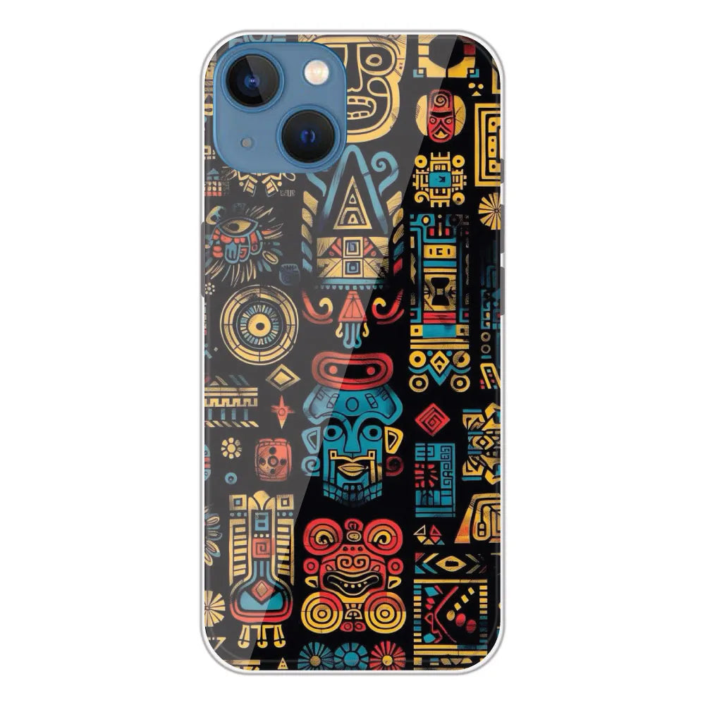 Crepe Pattern - Printed Silicone Case For Apple iPhone 13