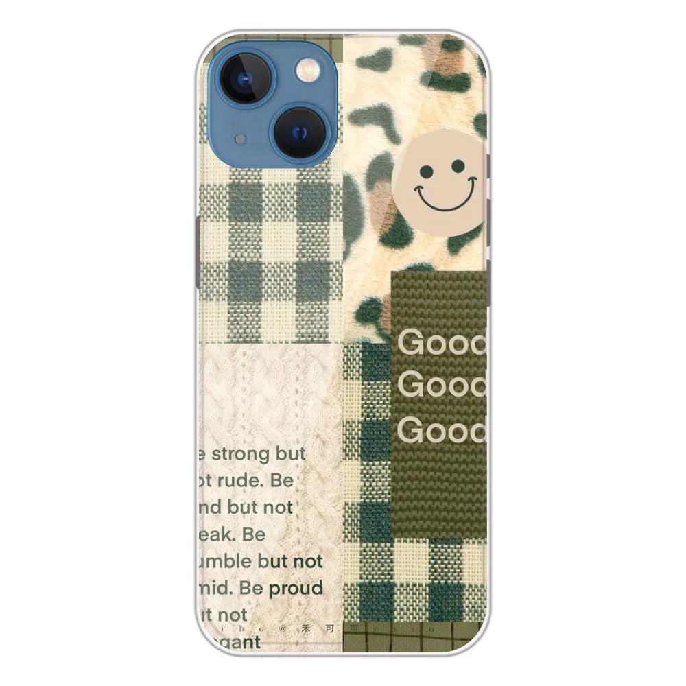 Patchwork Positivity - Printed Silicone Case For Apple iPhone 13