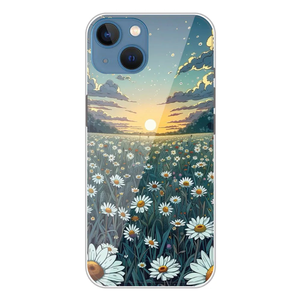 Daisy Sunset - Printed Silicone Case For Apple iPhone 13