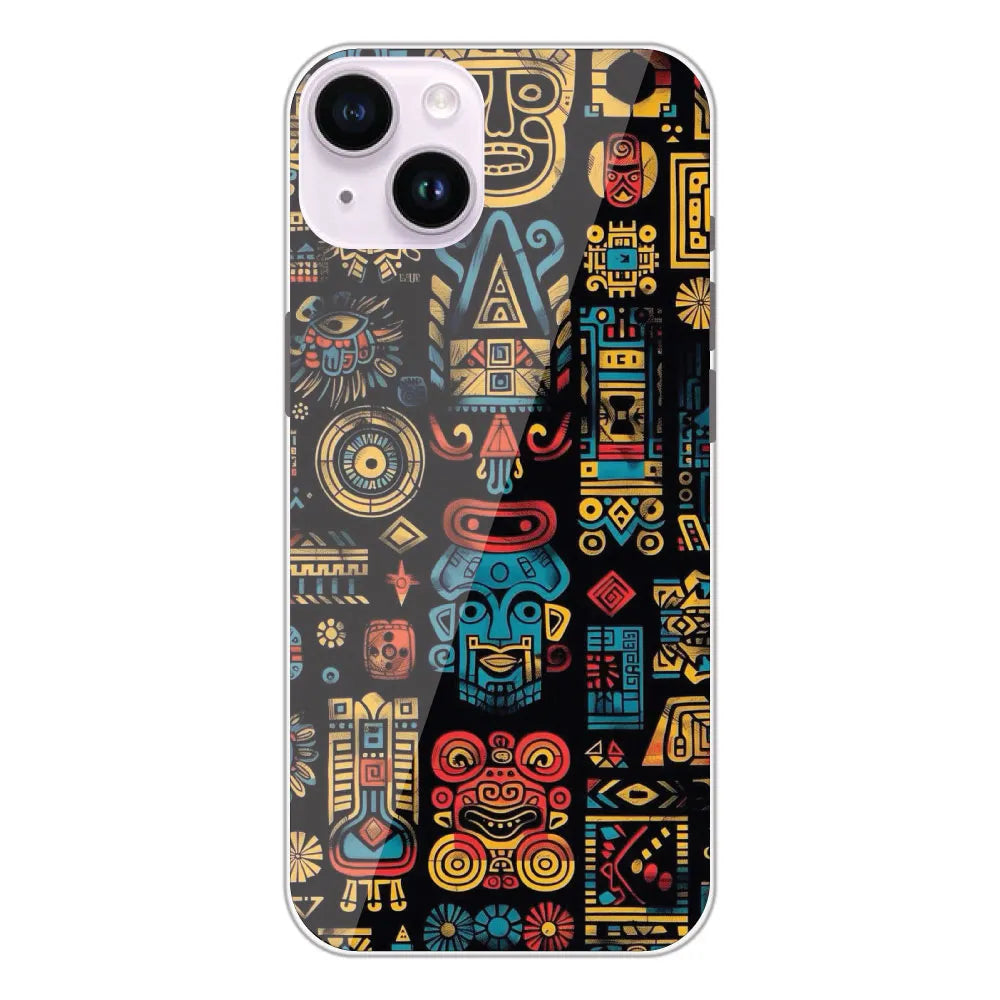 Crepe Pattern - Printed Silicone Case For Apple iPhone 14 Plus