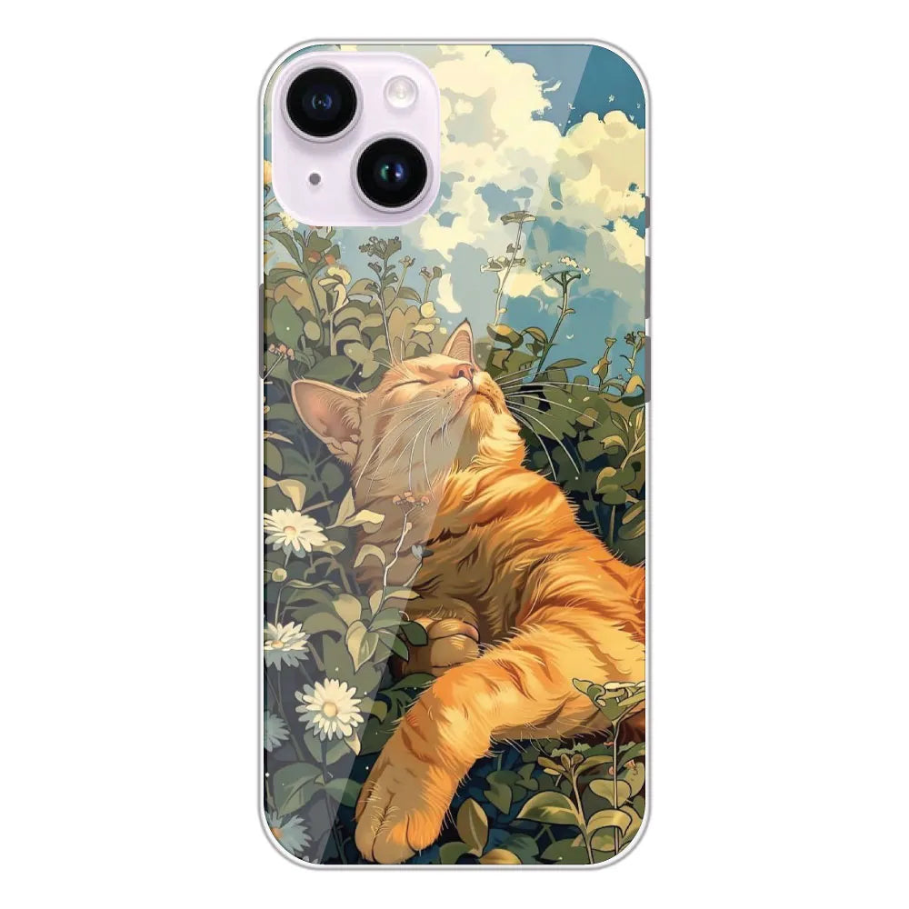 Garfield Sleeping - Printed Silicone Case For Apple iPhone 14 Plus