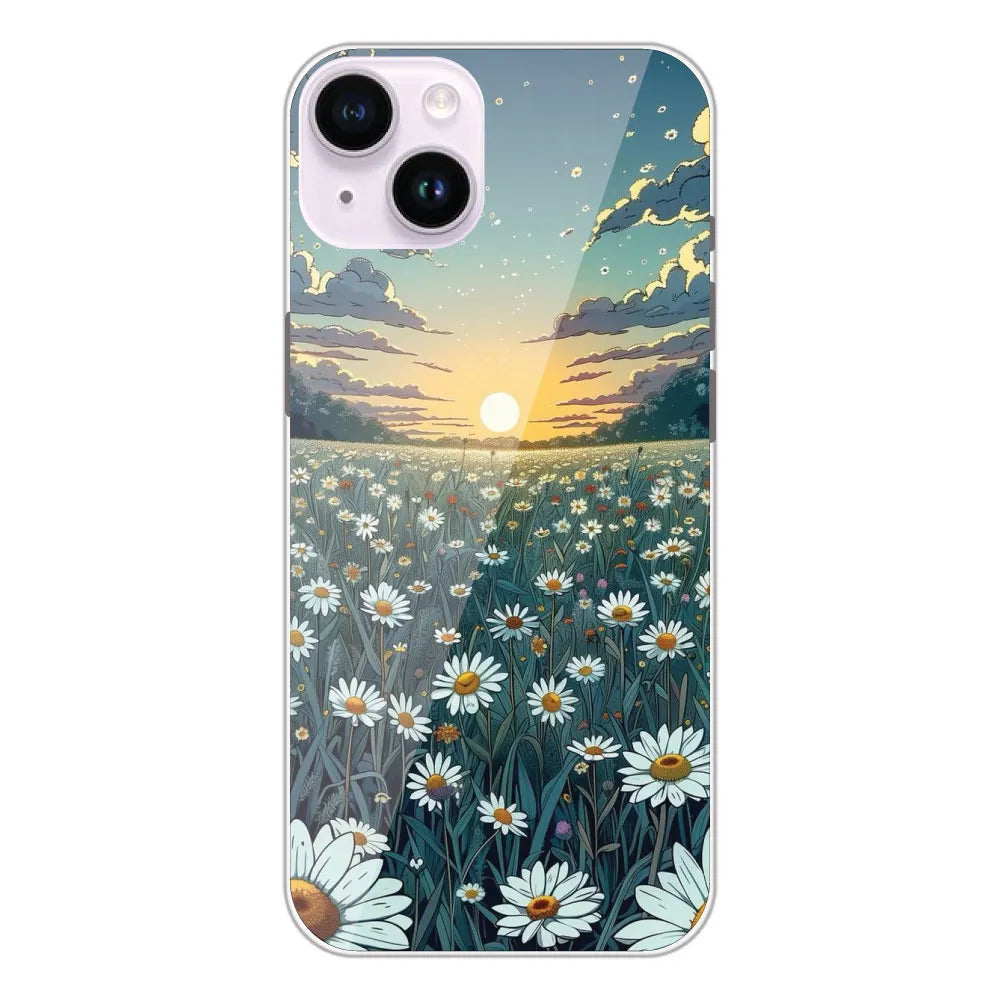 Daisy Sunset - Printed Silicone Case For Apple iPhone 14 Plus