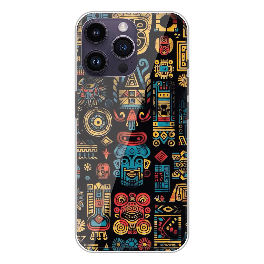 Crepe Pattern - Printed Silicone Case For Apple iPhone 14 Pro Max