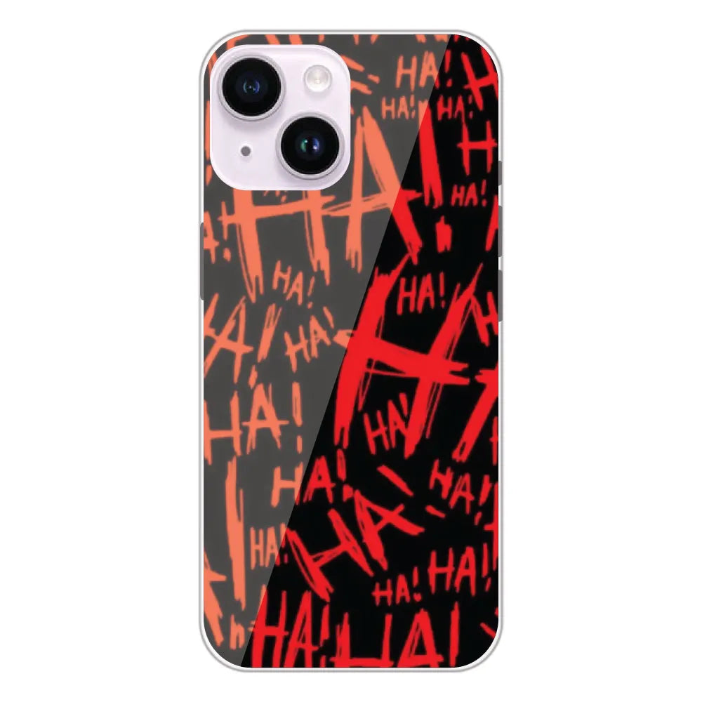 Ha ! - Printed Silicone Case For Apple iPhone 14