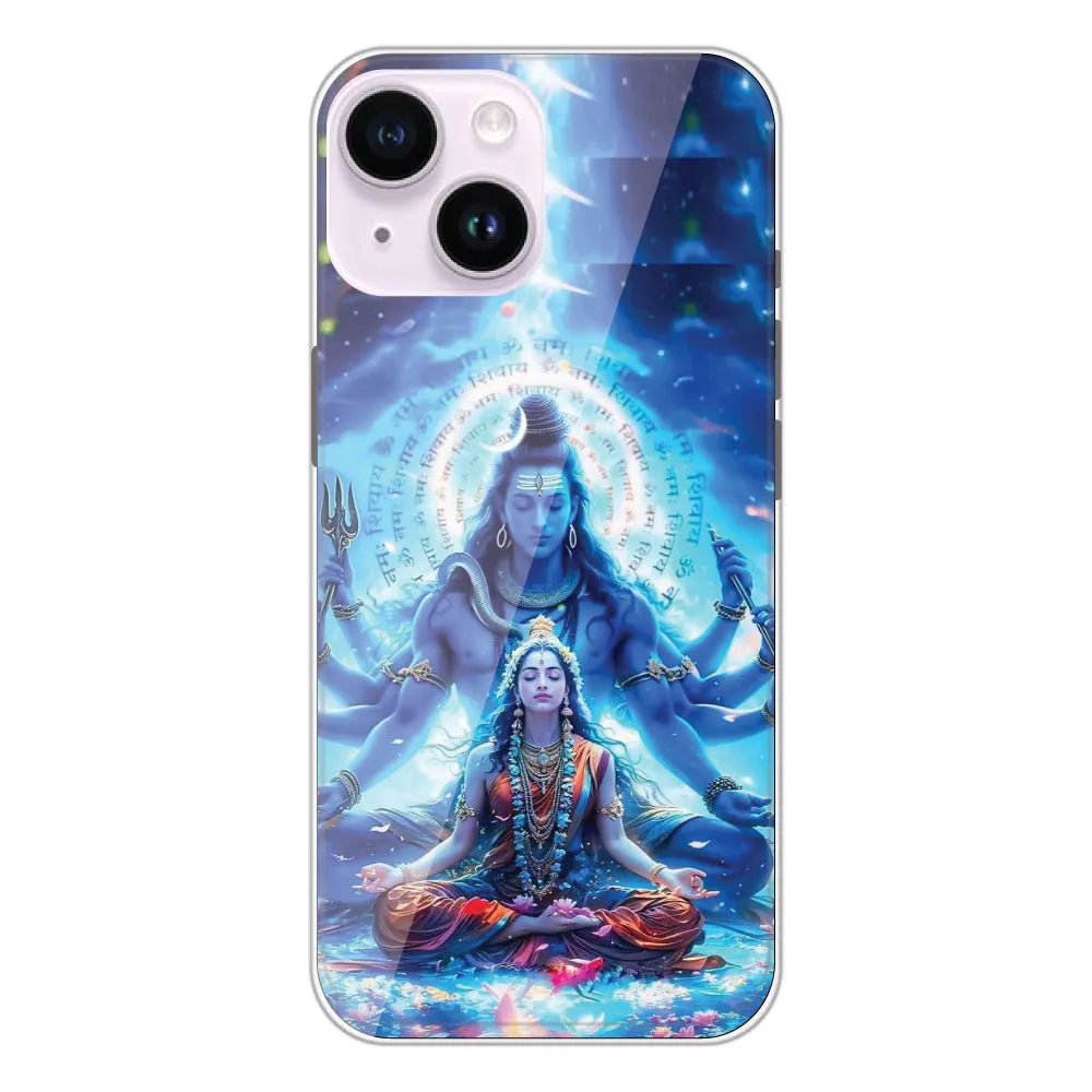 Shiv Parvati - Printed Silicone Case For Apple iPhone 14
