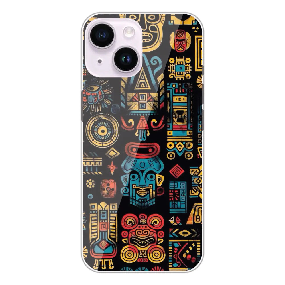Crepe Pattern - Printed Silicone Case For Apple iPhone 14