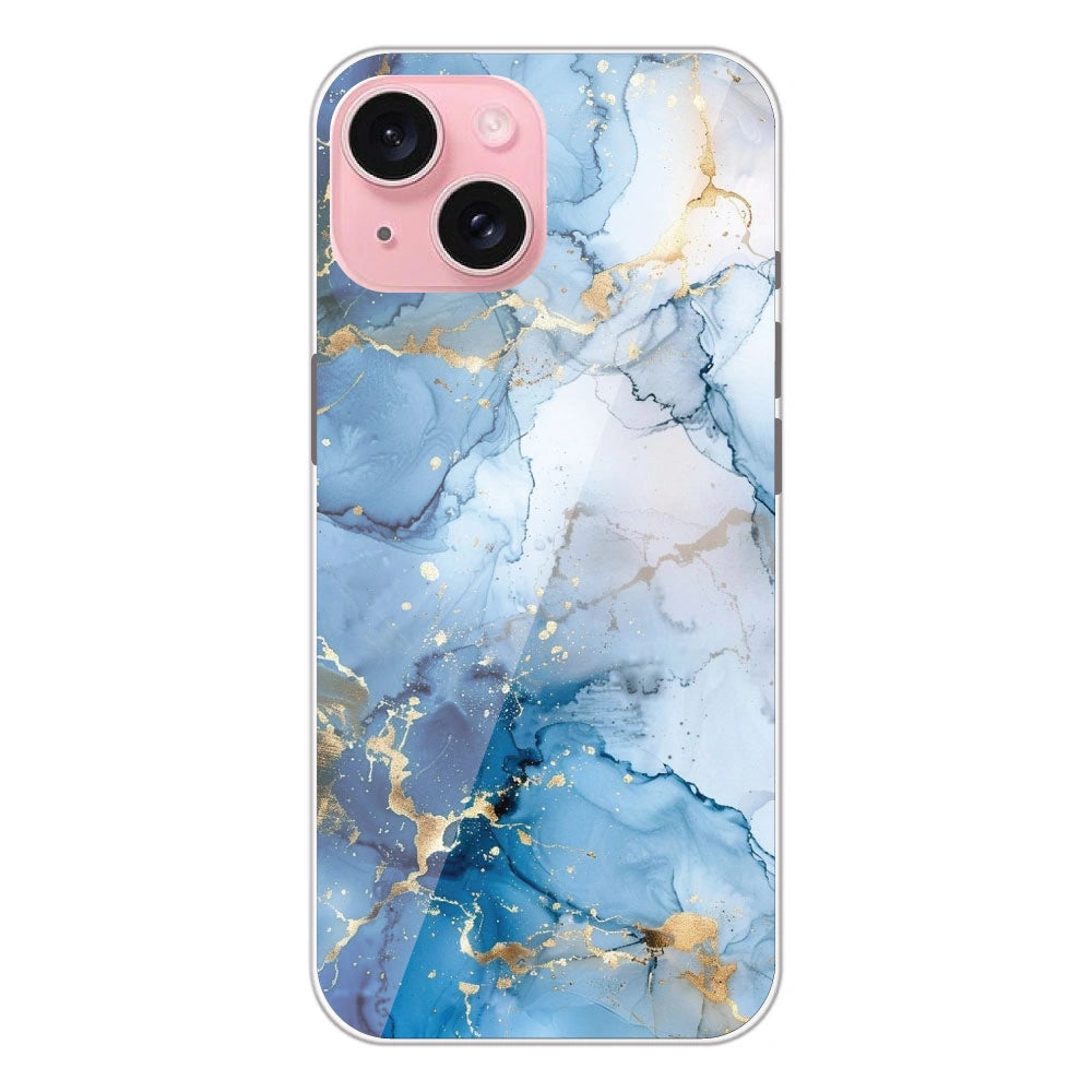 Blue Marble - Printed Silicone Case For Apple iPhone 15 Plus
