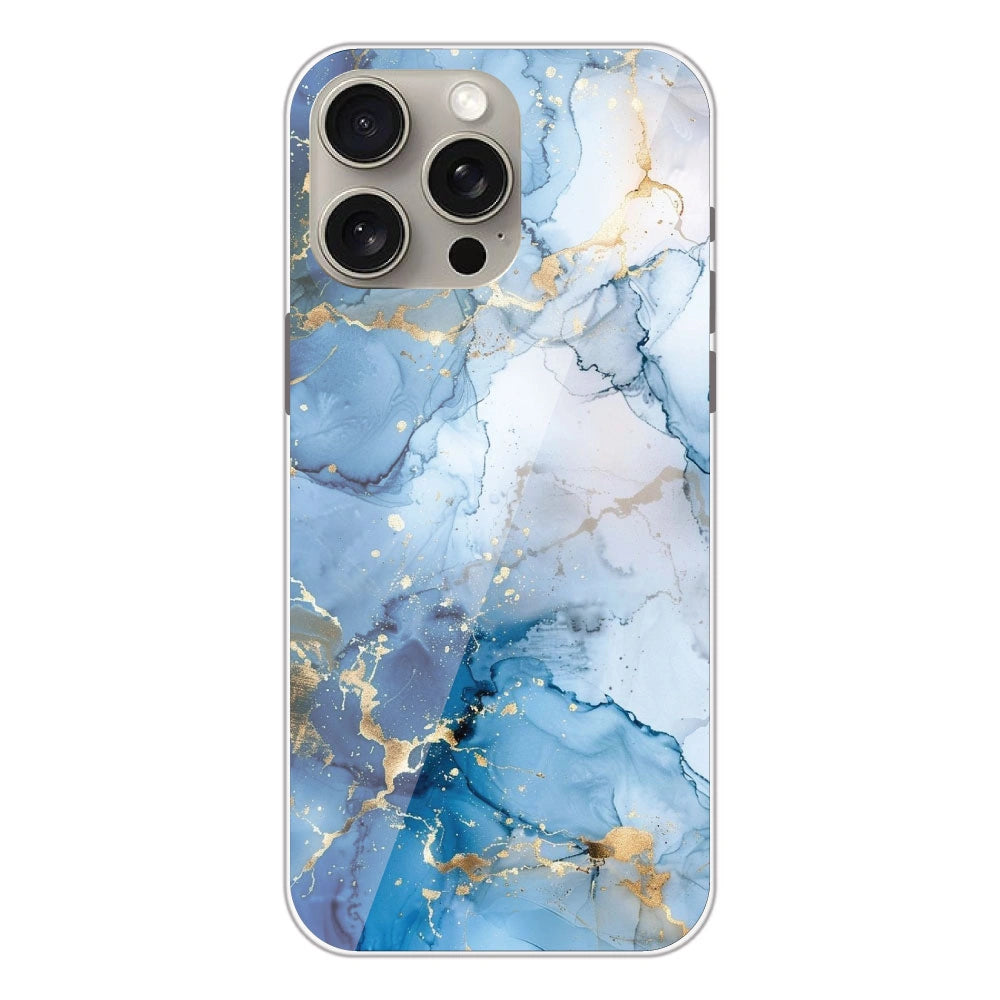 Blue Marble - Printed Silicone Case For Apple iPhone 15 Pro Max