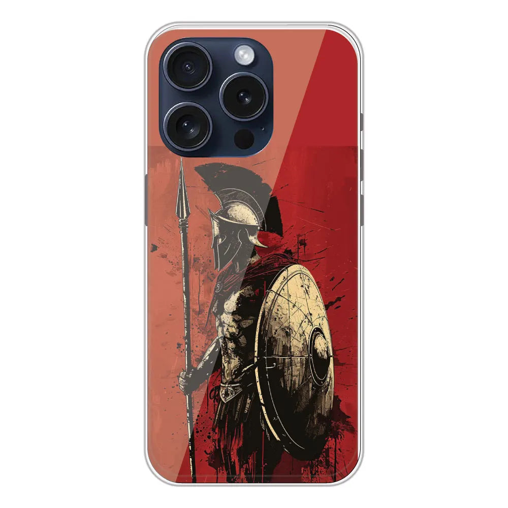 War - Printed Silicone Case For Apple iPhone 15 Pro