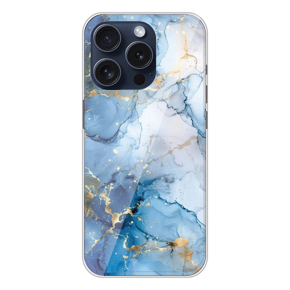 Blue Marble - Printed Silicone Case For Apple iPhone 15 Pro