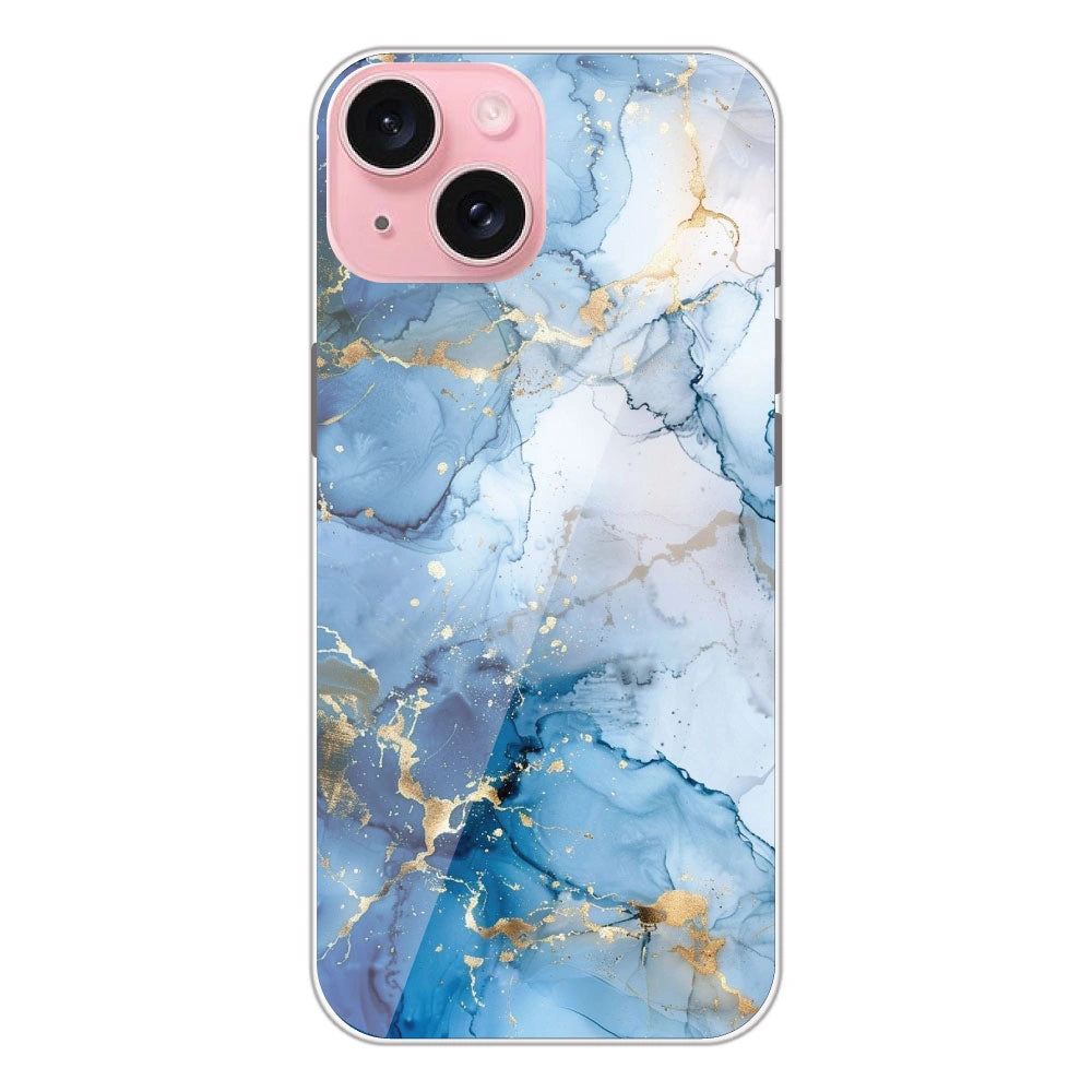 Blue Marble - Printed Silicone Case For Apple iPhone 15