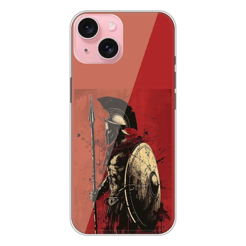 War - Printed Silicone Case For Apple iPhone 15