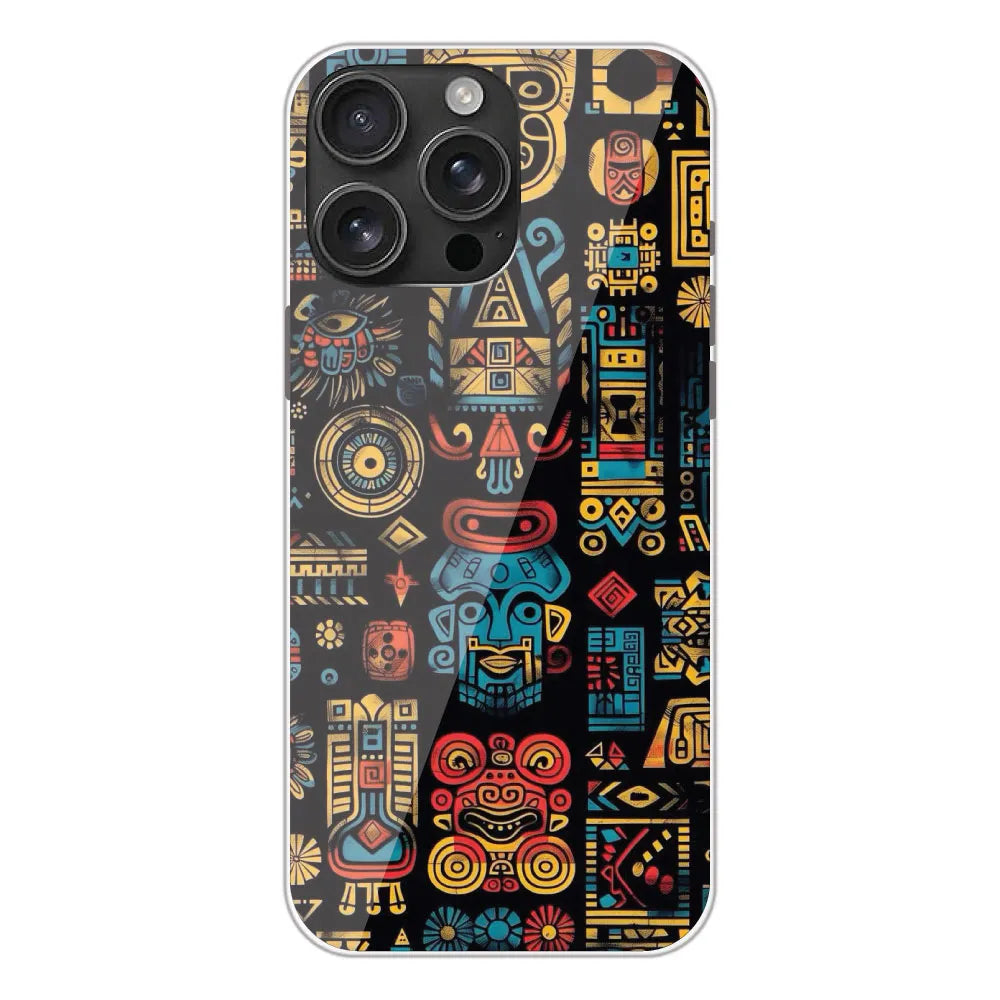 Crepe Pattern - Printed Silicone Case For Apple iPhone 16 Pro Max