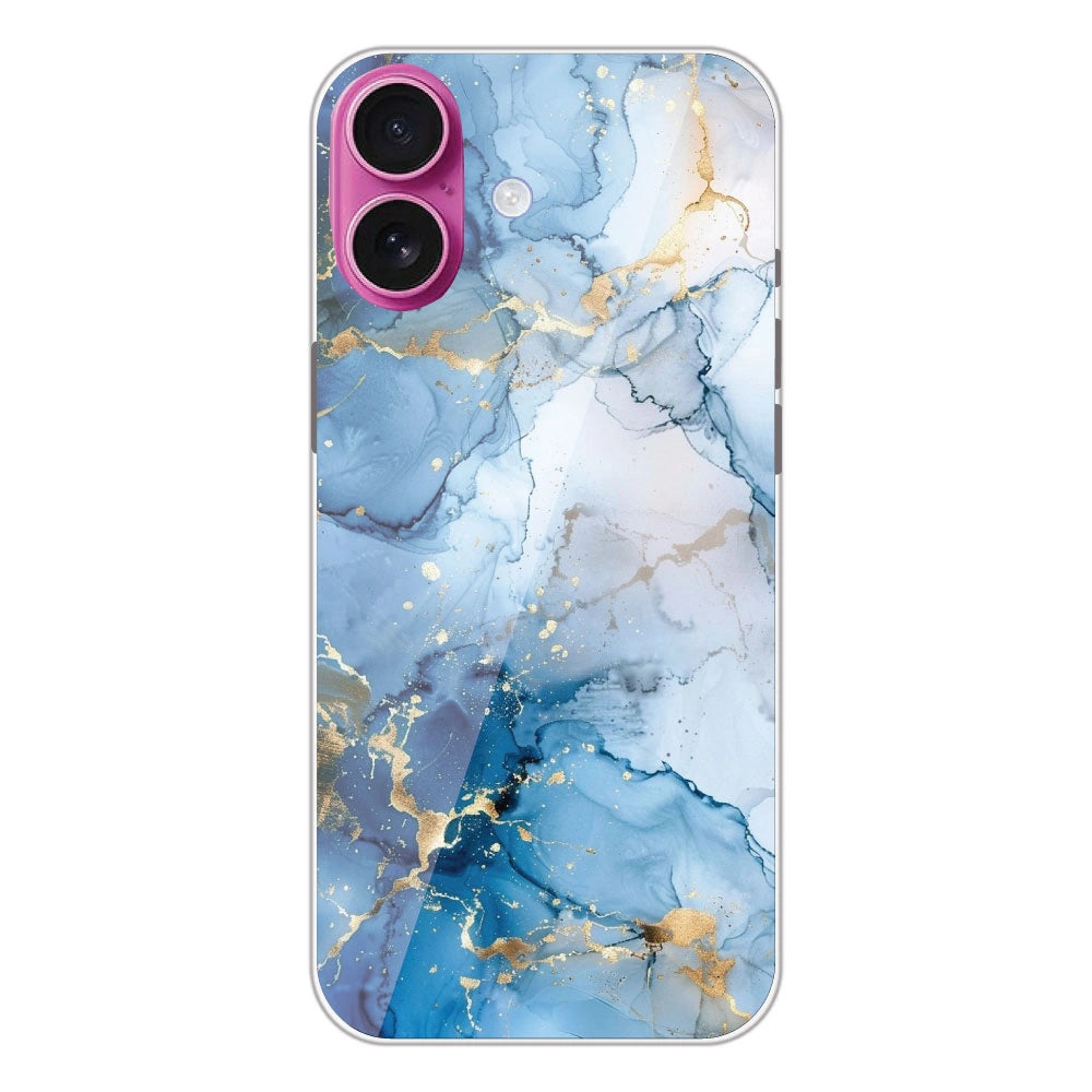 Blue Marble - Printed Silicone Case For Apple iPhone 16 Plus