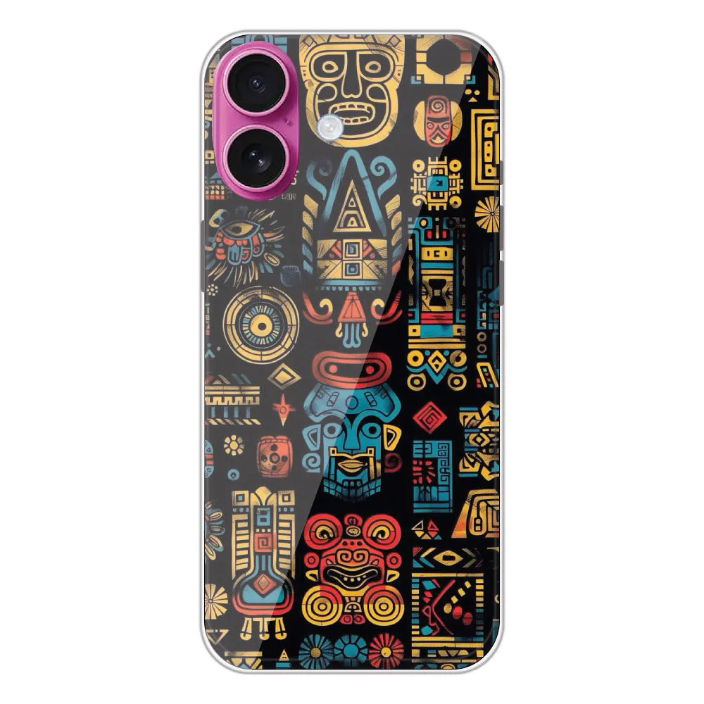 Crepe Pattern - Printed Silicone Case For Apple iPhone 16 Plus