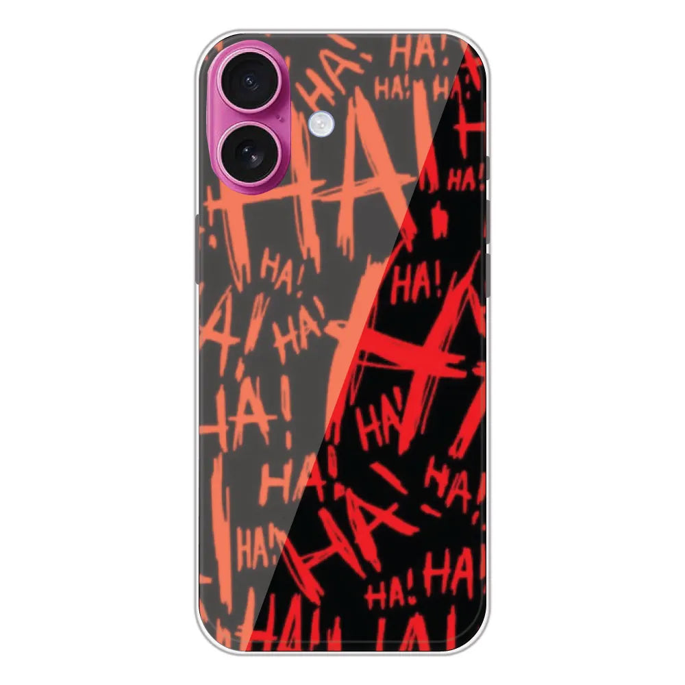Ha ! - Printed Silicone Case For Apple iPhone 16 Plus