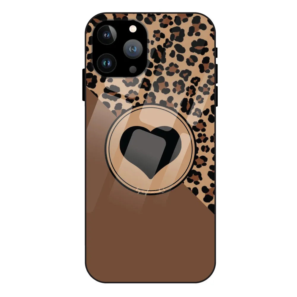 Black Heart - Glass Case For Apple iPhone 11 Pro