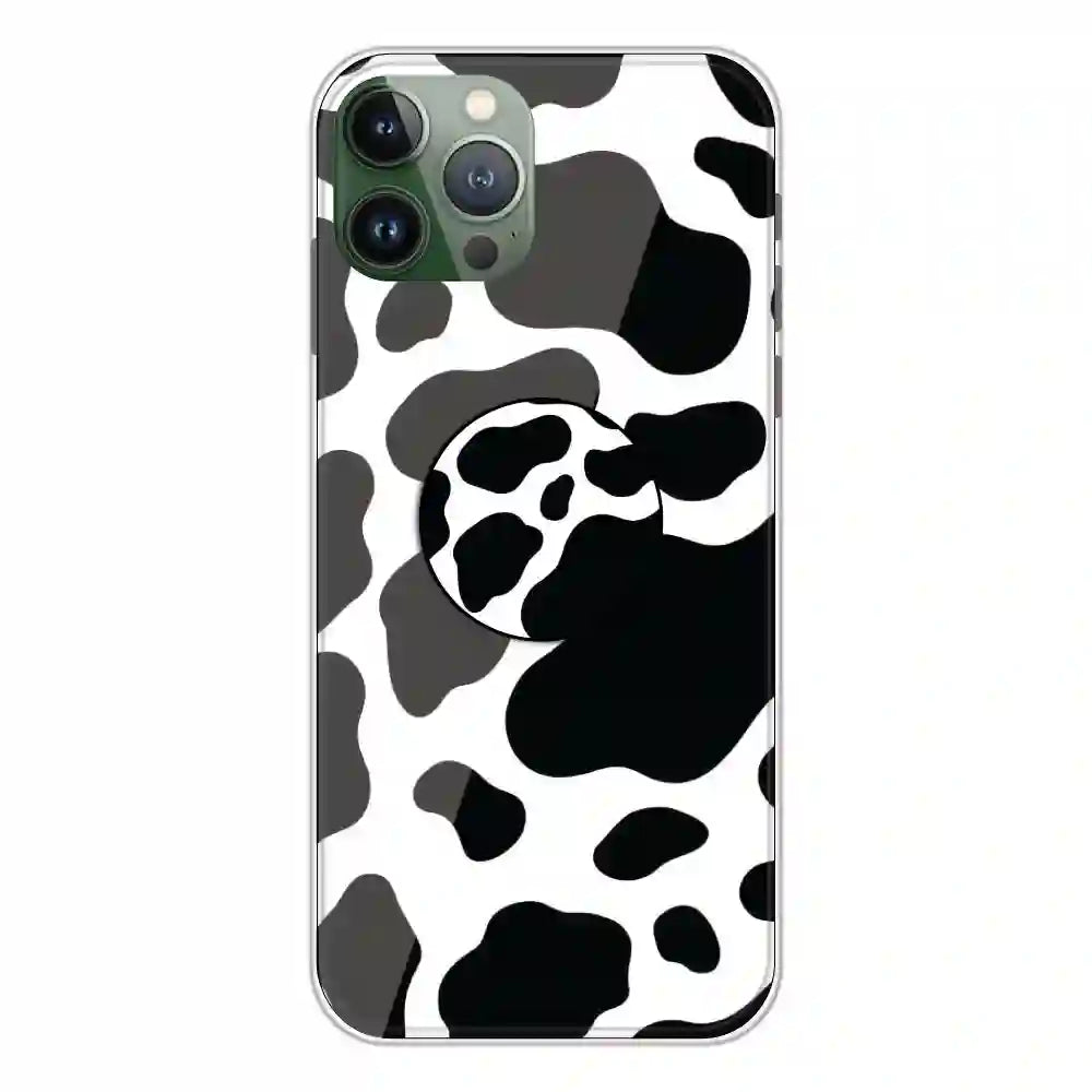 Cow Print - Silicone Grip Case For Apple iPhone 11 Pro Max
