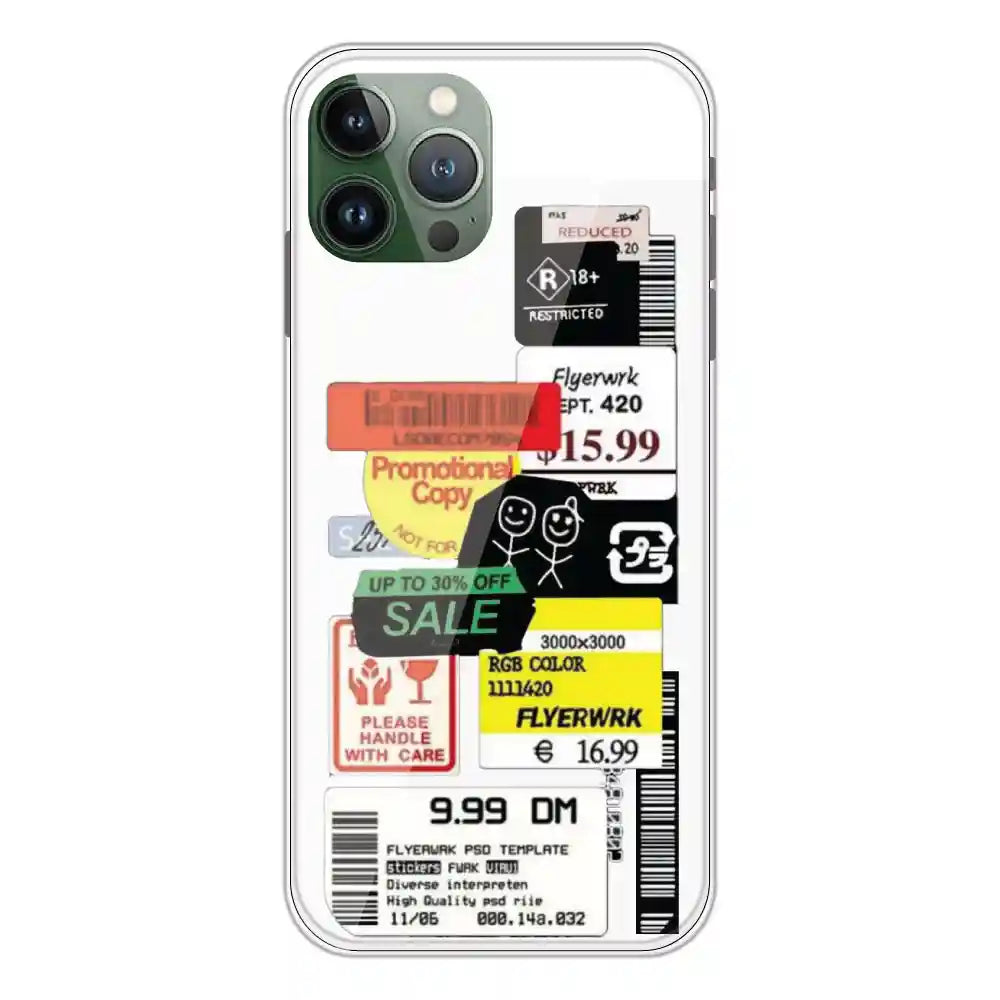 Sales - Clear Printed Silicone Case For Apple iPhone 11 Pro Max