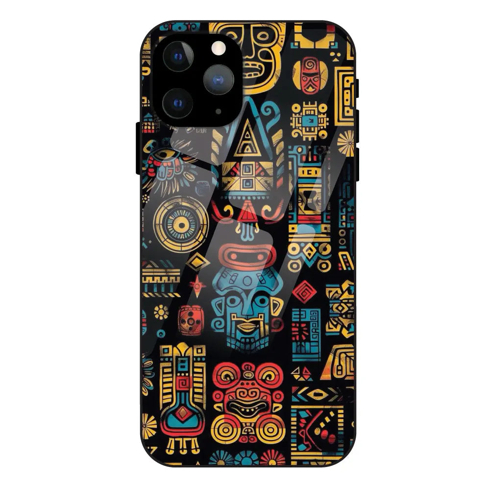 Crepe Pattern - Glossy Metal Silicone Case For Apple iPhone 11 Pro Max