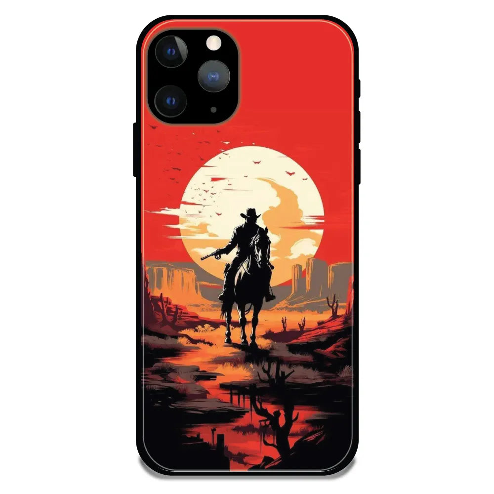 'Cowboy - Glossy Metal Silicone Case For Apple iPhone 11 Pro Max
