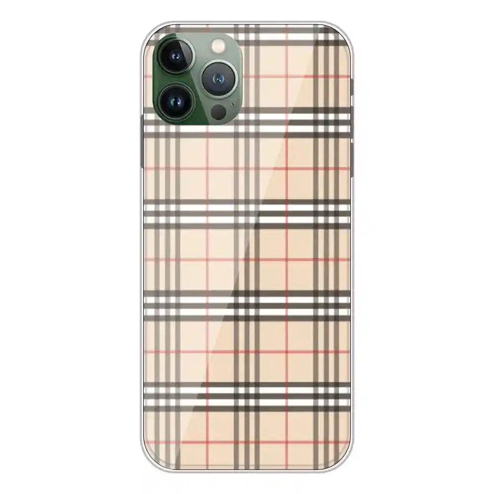 Yellow Checks - Printed Silicone Case For Apple iPhone 11 Pro