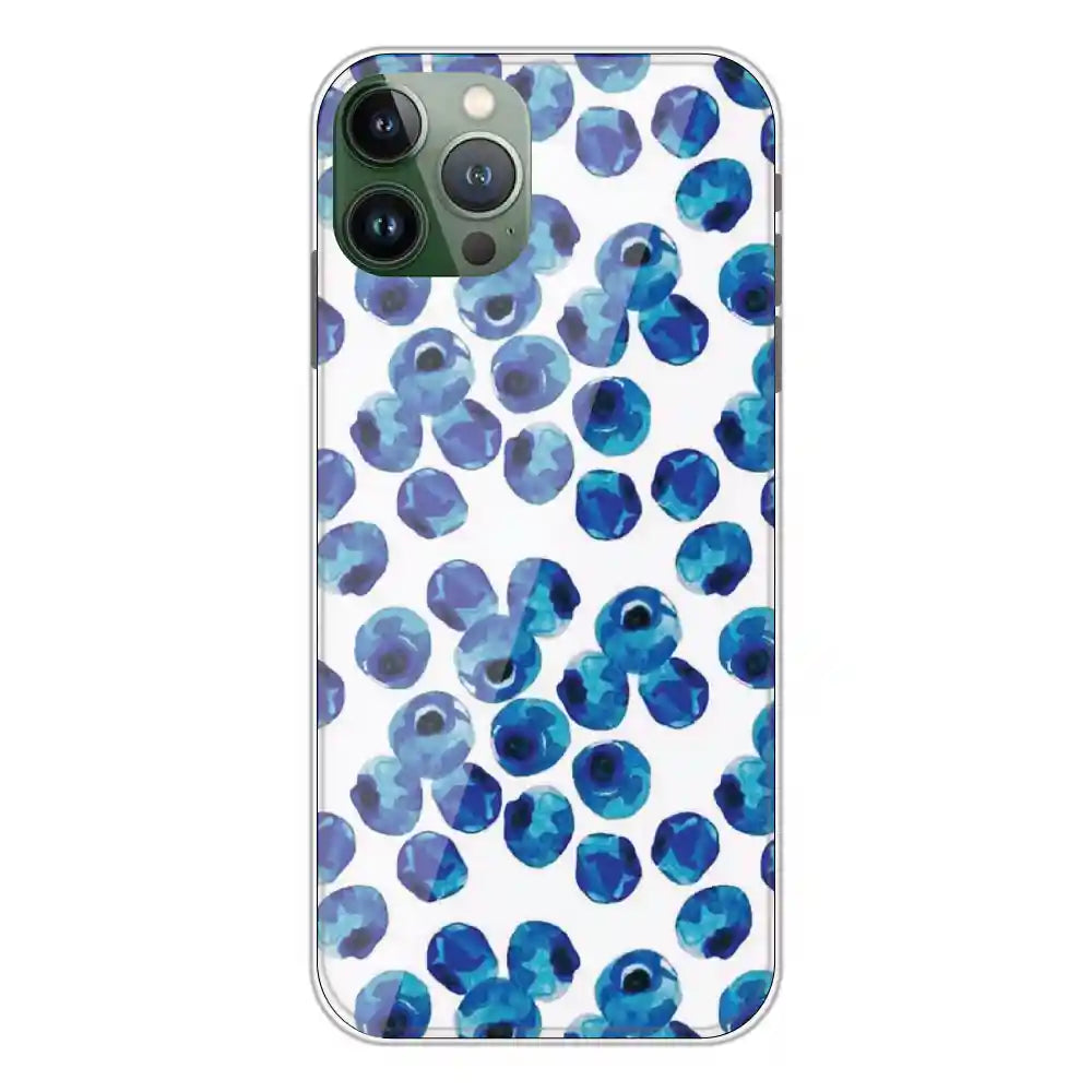 Blueberries - Printed Silicone Case For Apple iPhone 11 Pro
