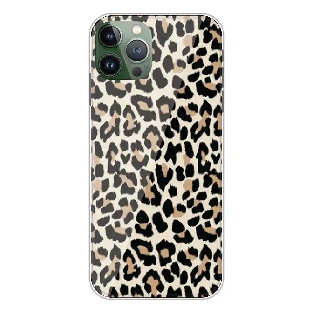 Leopard Print - Printed Silicone Case For Apple iPhone 11 Pro
