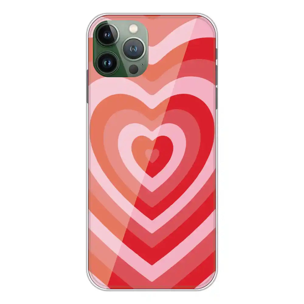 Red Hearts - Printed Silicone Case For Apple iPhone 11 Pro