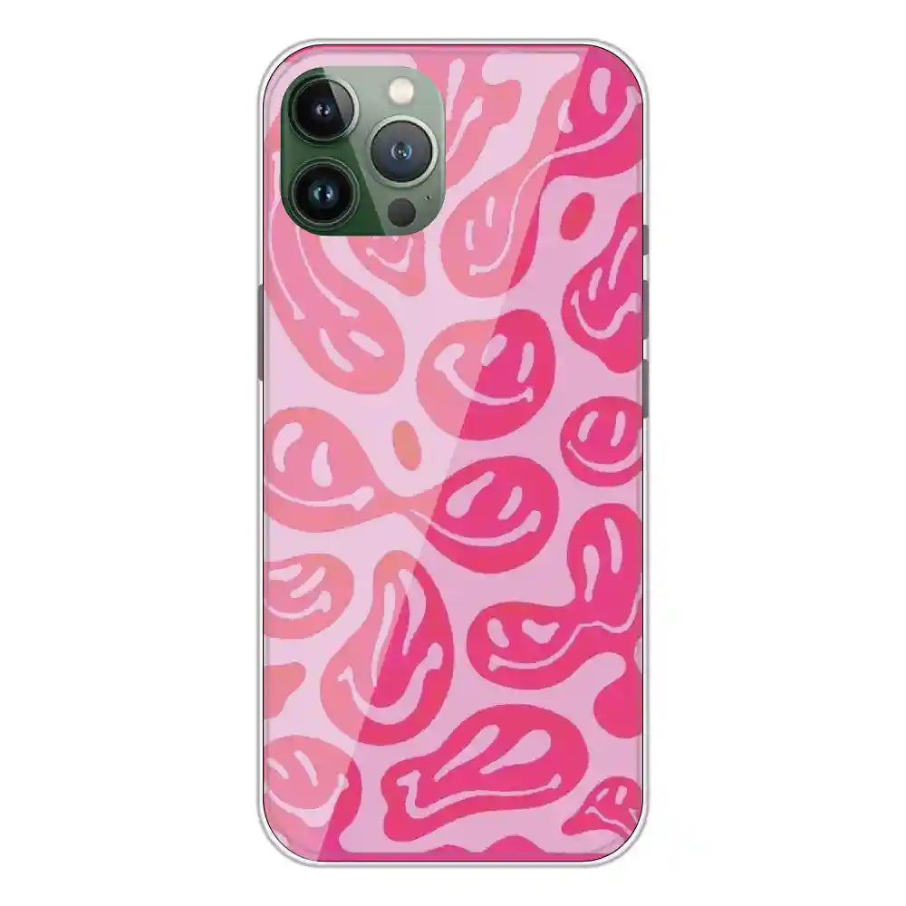 Pink Smiles - Printed Silicone Case For Apple iPhone 11 Pro