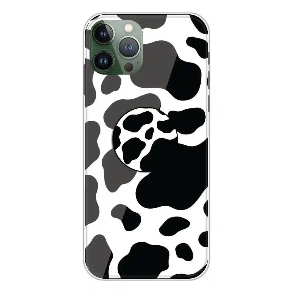 Cow Print - Silicone Grip Case For Apple iPhone 11 Pro